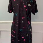 Callaway Golf Dress Opti Dri Women's Black Floral Short Sleeveless Sz L Photo 6