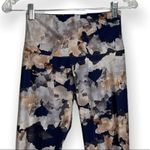 Onzie Leggings Women XSmall Hot Yoga High Rise Navy Blue Floral Nomad Blossom Photo 2