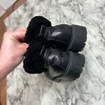 Circus by Sam Edelman  Kilbourn Black Faux Fur Metallic Accent Combat Boots 8.5 Photo 1