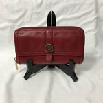 Tory Burch  Merlot Deep Red Continental Wallet EUC Photo 0