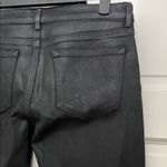 Elie Tahari  Black Waxed Coat Azella Low Rise Skinny Leg Jeans - Size 6 Photo 11