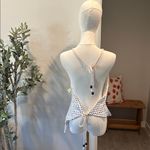 Reformation Reese Black White Polka Dot Top New! Photo 8