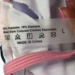 SheIn  Floral Print Frilly Trim Bandeau Side Tie Swimsuit Set Photo 4