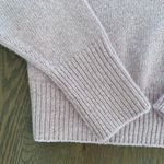 Vince Cashmere Cropped Boatneck Sweater in Pink Champagne Size Small Photo 3