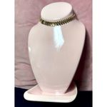 Topshop Gold Tone Leaf Link Chain Choker Necklace Adjustable Costume Jewelry Photo 1