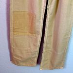 SANDRINE ROSE BY FREE PEOPLE FRENCH WORKER JEANS SOFT COTTON LINEN | 28 Tan Photo 2