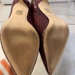 White House | Black Market | Olivia Port maroon colored heels size 9 Photo 5