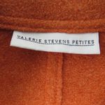 Valerie Stevens 1980s Vintage Burnt Orange Wool Blazer Jacket Small Photo 4