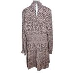 She + Sky Pink and Black Print Mini Dress Size Large Wedding Guest Dress Photo 2