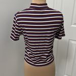 Teddy Fresh  Need a Hug Striped Mock Neck Tee Photo 1