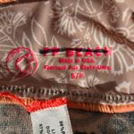 Free People Beach MISTY BAYSIDE CROP Neon Orange Floral Bikini Top Swimwear S Photo 6