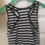 NEW Black white striped tank top Photo 2