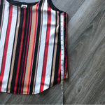 Anne Klein Womens Striped Cami Spaghetti Strap Tank Top Shirt NWT Size Medium Photo 4