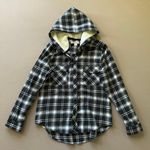 Adam Levine Hooded Sherpa Lined Flannel Shirt Photo 0