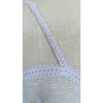 Vintage Camisole Lavender Sheer Lace Ruffles Purple Size XS Photo 4