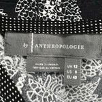 Anthropologie  Bias Satin Midi Skirt 8 Black Floral Romantic Fairy Whimsygoth NEW Photo 9