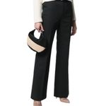 Gucci Uniform Black Flare Leg Mid Rise Wool Blend Trouser Pants Size 38 NWT Photo 6