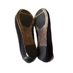 Eileen Fisher Elegant Black Grosgrain Women's Flats with Black Leather Accent Photo 5