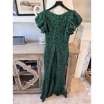Faeriesty Green Sequin Mermaid Dress with Side Slit Size XSmall Photo 7