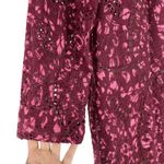 Johnny Was  Zaragoza Linen Lace Double Breasted Trench Coat Red Size S Photo 11