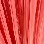 Be.You.tiful coral pleated boho tie waist lined maxi skirt M peasant festival Pink Size M Photo 3