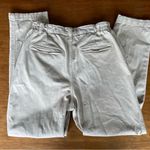 American Eagle  size 4 cream tan mom Paperbag pants school uniform neutral Photo 2