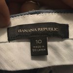Banana Republic  size 10 blue chambray flat front chino shorts Photo 1