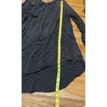 Free People  Shibori Magic Gauze Tunic Top Rayon LS Oversized Boho Green Large Photo 11