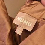 Show Me Your Mumu Verona Cowl Dress Copper Luxe Satin size large Photo 4