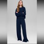 Alo Yoga  Muse Wide Leg Pant Navy Size XS NWT Photo 1
