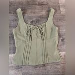 Lulus Kessa Olive Green Bustier Tank Top Photo 2