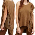 Free People Y2K Subversive Army Green Grunge Tunic Small Forest Fairy Fringe Photo 3