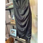 Bardot Jamila Corset Satin Midi Dress Black Womens Size 4 Photo 8