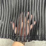 Sandra Darren  Jacket Black Sheer Bell Sleeve Whimsygoth Y2K Black‎ 10 Petite Photo 5