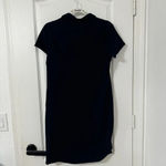 Frank & Eileen Lauren Polo Dress BLACK Heritage Jersey Small Photo 4
