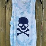 Soul Cycle x Sundry Tie Dye Skull Tank Top Sz S Photo 0