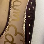 Sam Edelman  Women's Rivera Flat Size 8 Gold & Burgundy Pointed Toe Photo 8