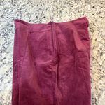 Forever 21 Burgundy Velvet Flare Pants Photo 4