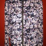 About A Girl Semi Sheer Floral Jacket Photo 0