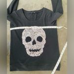 EXPRESS Skull sequins design  sweatshirt Photo 5