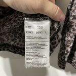 Bogner 100% Cotton Made In Turkey Cheetah 3/4 Sleeve T Shirt Size Large US 12 Photo 3