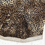 Leopard Print Strapless Dress with Bow Brown Size 12 Photo 14