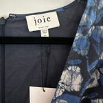Joie NWT  Lucia Mini Cotton Dress in Navy Blazer Multi Blue Photo 6