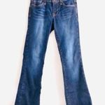 Lucky Brand  Jean 4 27 Dayton Sweet N Low Flare Blue Ol Redwood Photo 1