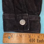 Guess JEANS jacket black button up 2 chest pockets button cuffs vintage size M Photo 12