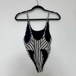 Urban Outfitters  stripped one piece high leg swimsuit  Photo 1