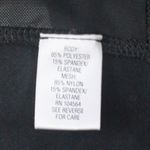 Gaiam Black Faux Brocade Embellished Crossback Back Clasp Sports Bra Small Photo 6