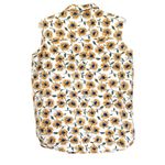 Quiz Z 90s Sunflower Sleeveless Button Down Vintage Top Size Large White Photo 1