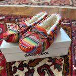 Minnetonka NWT Multicolor Striped Moccasins Photo 0