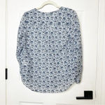 Joie  Long Sleeve Button Down‎ Monkey Elephant Cotton Silk Blend Size XS Photo 5